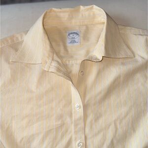 Brooks Brothers Ladies Yellow Button Down Shirt